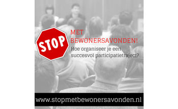Masterclass 'Stop met bewonersavonden!' | 4 september 2018 | Utrecht