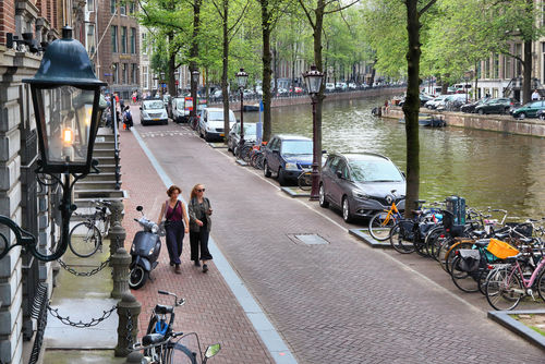 Voetganger Amsterdam