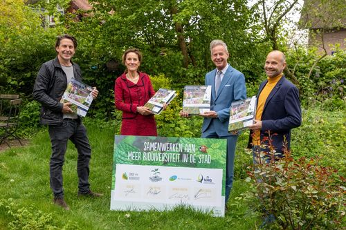 Koninklijke VHG, NL Greenlabel en Stichting Steenbreek aan de slag met biodiversiteit in de stad