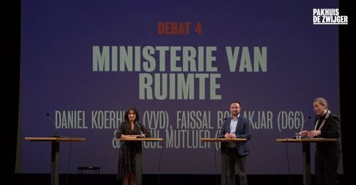 Ruimtelijk Verkiezingsdebat: ‘Bouw woningen, niet een nieuw ministerie’