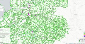 Kaart met meest gebruikte databronnen in mobiliteitswereld
