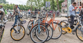 Deelfietsen in Amsterdam weer toegestaan