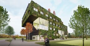 Bouw biodivers 'Groene Long' van Aeres Hogeschool gestart