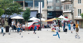 Centrum Pontevedra is één groot speelplein voor kinderen
